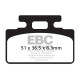 Frâne EBC Moto Plăcuțe frână EBC Organic FA FA151 | race-shop.ro