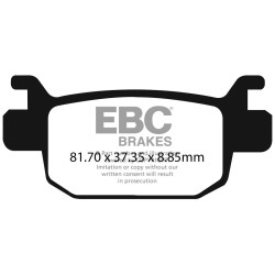 Plăcuțe frână EBC Organic FA FA698