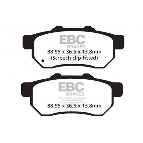 Frâne EBC Moto Saboți frână EBC Organic FA479TT | race-shop.ro