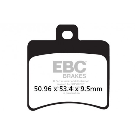 Frâne EBC Moto Saboți frână EBC SFAC298 | race-shop.ro