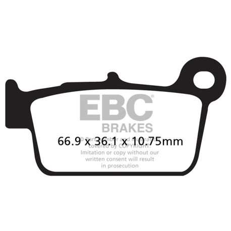Frâne EBC Moto Plăcuțe frână EBC R Series Sintered FA367R | race-shop.ro