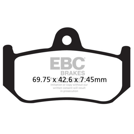 Frâne EBC Moto Plăcuțe frână EBC Double-H Sintered FA320HH | race-shop.ro