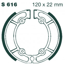 Saboți frână EBC Grooved S616G