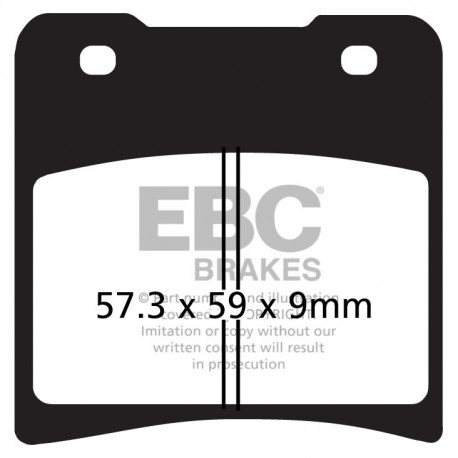 Frâne EBC Moto Plăcuțe frână EBC Double-H Sintered FA150HH | race-shop.ro
