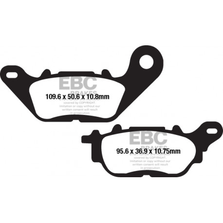Frâne EBC Moto Saboți frână EBC FA662HH | race-shop.ro