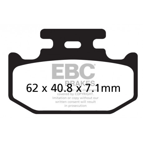 Frâne EBC Moto EBC Frână parcare FA497TT | race-shop.ro