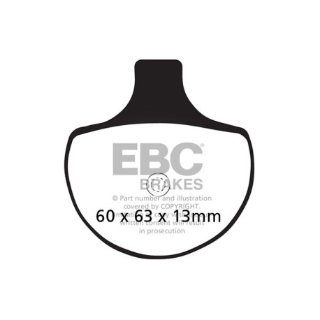 Frâne EBC Moto Plăcuțe frână EBC Organic FA FA094 | race-shop.ro