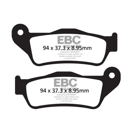 Frâne EBC Moto Plăcuțe frână EBC Double-H Sintered FA643HH | race-shop.ro