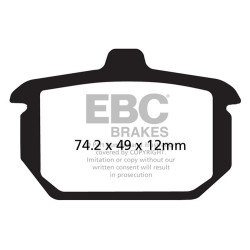 Plăcuțe frână EBC Organic FA FA078