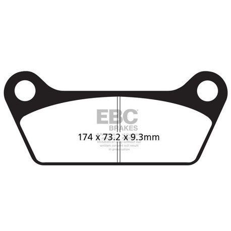 Frâne EBC Moto Plăcuțe frână EBC V Semi-Sintered FA079V | race-shop.ro