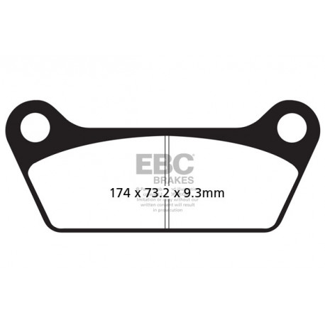 Frâne EBC Moto Saboți frână EBC FA079V | race-shop.ro