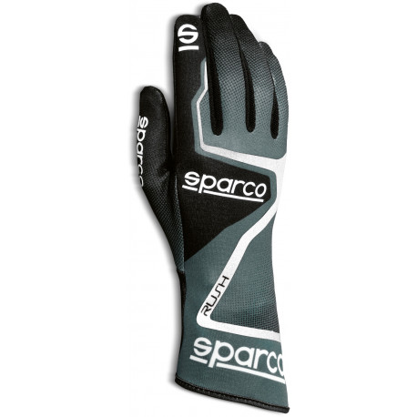 Mănuși Mănuși Sparco Rush (cusătură interior) negru/ alb | race-shop.ro