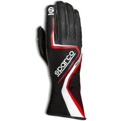 Mănuși Sparco Record (cusătură exterior) negru/ roșu