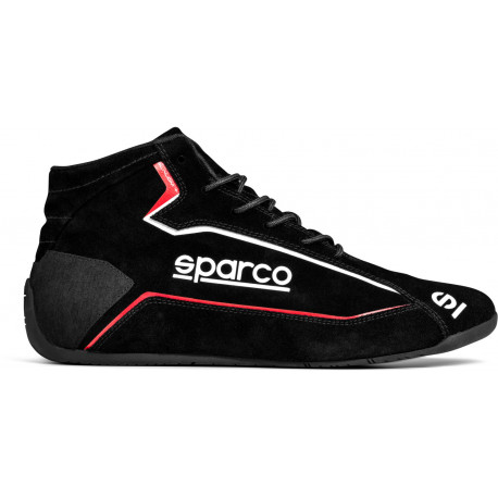 Încălțăminte Încălțăminte Sparco SLALOM+ FIA negru-roșu | race-shop.ro