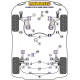 A3 / S3 / RS3 Powerflex Bucșă față braț față 30mm camber reglabil Audi A3 Mk1 Typ 8L 2WD (1996-2003) | race-shop.ro