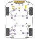 Focus Models Powerflex Bucșă adaptor cric auto Ford Focus Mk2 inc ST and RS (2005-2010) | race-shop.ro