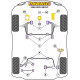Focus Models Powerflex Bucșă tampon motor față sus Ford Focus Mk2 inc ST and RS (2005-2010) | race-shop.ro