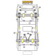 Defender Powerflex Bucșă braț față Caster reglabil - 50mm Land Rover Defender (1984 - 1993) | race-shop.ro