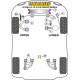 Transporter Models Powerflex Bucșă amortizor față Volkswagen T25/T3 Type 2 Petrol Models | race-shop.ro