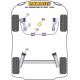 Cordoba Models Powerflex Bucșă spate braț față Caster Seat Cordoba MK2 6L (2002 - 2009) | race-shop.ro