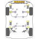 Sierra Models Powerflex Bucșă bară stabilizatoare spate 16mm Ford Sierra Cosworth Sapphire 2WD | race-shop.ro