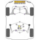 964 (1989 - 1994) Powerflex Bucșă suport cutia de viteze (mare) (tampon) Porsche 964 (1989 - 1994) | race-shop.ro