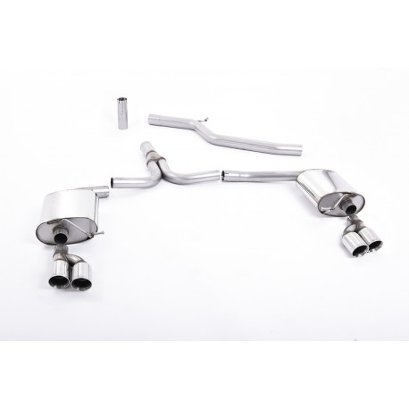 SISTEME DE EVACUARE Milltek Tobă Cat-back Milltek A4 3 TDi 2008-2011 | race-shop.ro