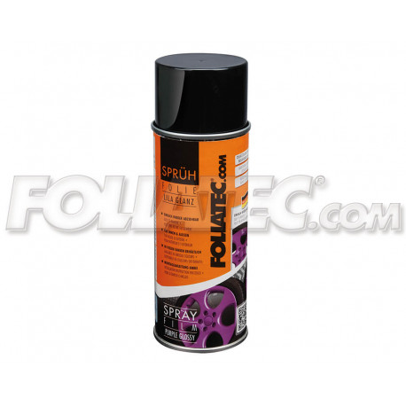 Spray și folie auto Spray vopsea cauciucată purpurie FOLIATEC PURPLE GLOSSY | race-shop.ro