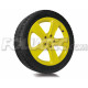 Spray și folie auto Kit vopsea cauciucată galbenă FOLIATEC YELLOW GLOSSY | race-shop.ro