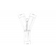Cuple, reducții Y Reducție 45° evacuare 63/70mm, inox | race-shop.ro