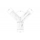 Cuple, reducții Y Reducție 90° evacuare 60/70mm, inox | race-shop.ro