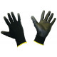 Mănuși de protecție - mecanic Mânuși poliester - negru | race-shop.ro