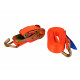 Chingi ancorare și accesorii Chingă ancorare cu clichet, 4m/1T/25mm | race-shop.ro