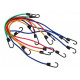 Chingi ancorare și accesorii Corzi elastice - 8 buc (40-100cm) | race-shop.ro