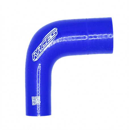 Cot 90° reducție Cot reducție silicon RACES Silicone 90° - 45mm (1,77") la 63mm (2,5") | race-shop.ro