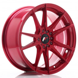 Jante Japan Racing JR21 17x8 ET35 5x100/114 Platinum Red