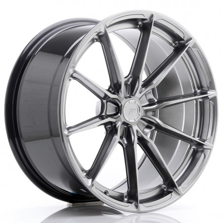 Jante Jante Japan Racing JR37 19x9,5 ET35-45 5H BLANK Hyper Black | race-shop.ro