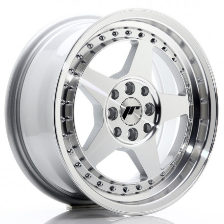 Jante Jante Japan Racing JR6 16x7 ET35 4x100/114 Silver Machined | race-shop.ro