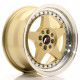 Jante Jante Japan Racing JR6 16x8 ET30 4x100/114 Gold w/Machined Lip | race-shop.ro