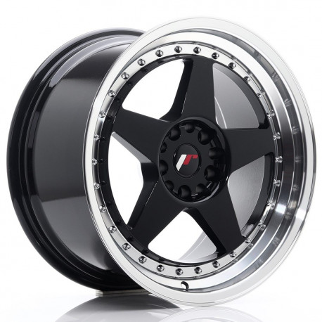 Jante Jante Japan Racing JR6 18x9,5 ET22 5x114,3/120 Glossy Black | race-shop.ro