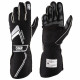 Mănuși Mănuși OMP Tecnica cu FIA (cusătură exterior) negru / alb | race-shop.ro