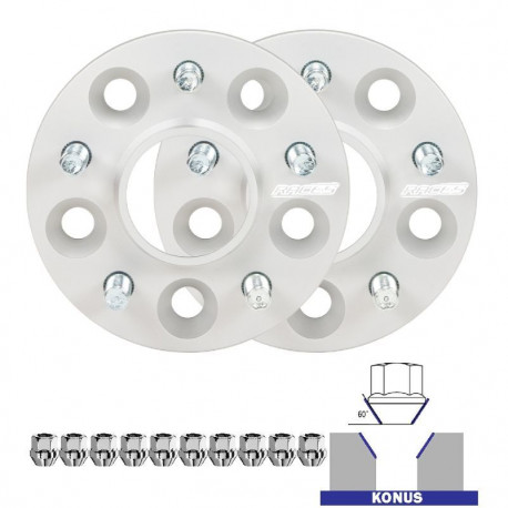 Distanțiere pentru model dedicat Set 2buc distanțiere (cu stift) pentru Honda HR-V&nbsp;RU&nbsp;- 35mm, 5x114.3, 64,1 | race-shop.ro