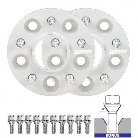 Distanțiere pentru model dedicat Set 2buc distanțiere (cu stift) pentru Mercedes-Benz CLS-Class Br218 - 25mm, 5x112, 66,6 | race-shop.ro