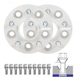 Set 2buc distanțiere (cu stift) pentru Renault Laguna II (X74) - 40mm, 5x108, 60,1