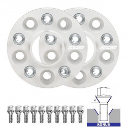 Set 2buc distanțiere (cu filet) pentru Skoda Octavia Mk2 A5 (1Z) - 40mm, 5x112, 57,1