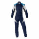 Combinezoane Combinezon OMP First-EVO cu FIA, albastru/alb | race-shop.ro