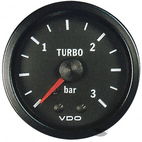 Ceasuri bord VDO Cocpit Vision Ceas indicator VDO presiune turbo mecanic (0 -3 BARI) - Seria cockpit Vision | race-shop.ro