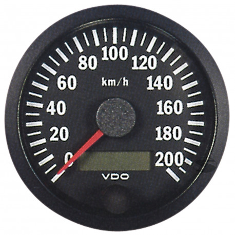 Ceasuri bord VDO Cocpit Vision Ceas indicator VDO viteză 80mm 0 -200km/h - Seria cockpit Vision | race-shop.ro