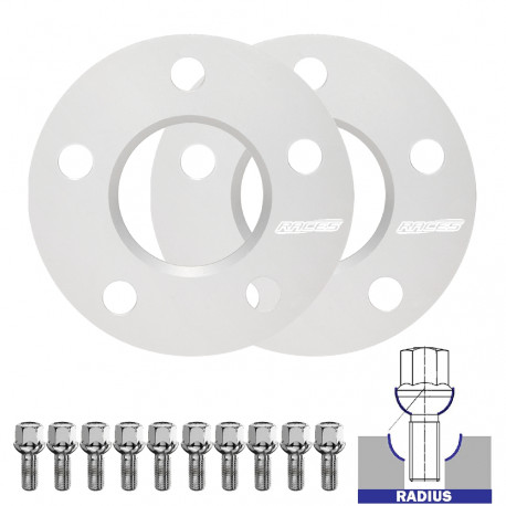 Distanțiere pentru model dedicat Set 2buc distanțiere (de trecere) pentru Ford Focus C-MAX&nbsp;&nbsp;- 10mm, 5x108, 63,4 | race-shop.ro