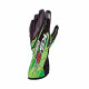 Mănuși Mănuși OMP KS-2 ART (cusătură exterior) negru/verde | race-shop.ro